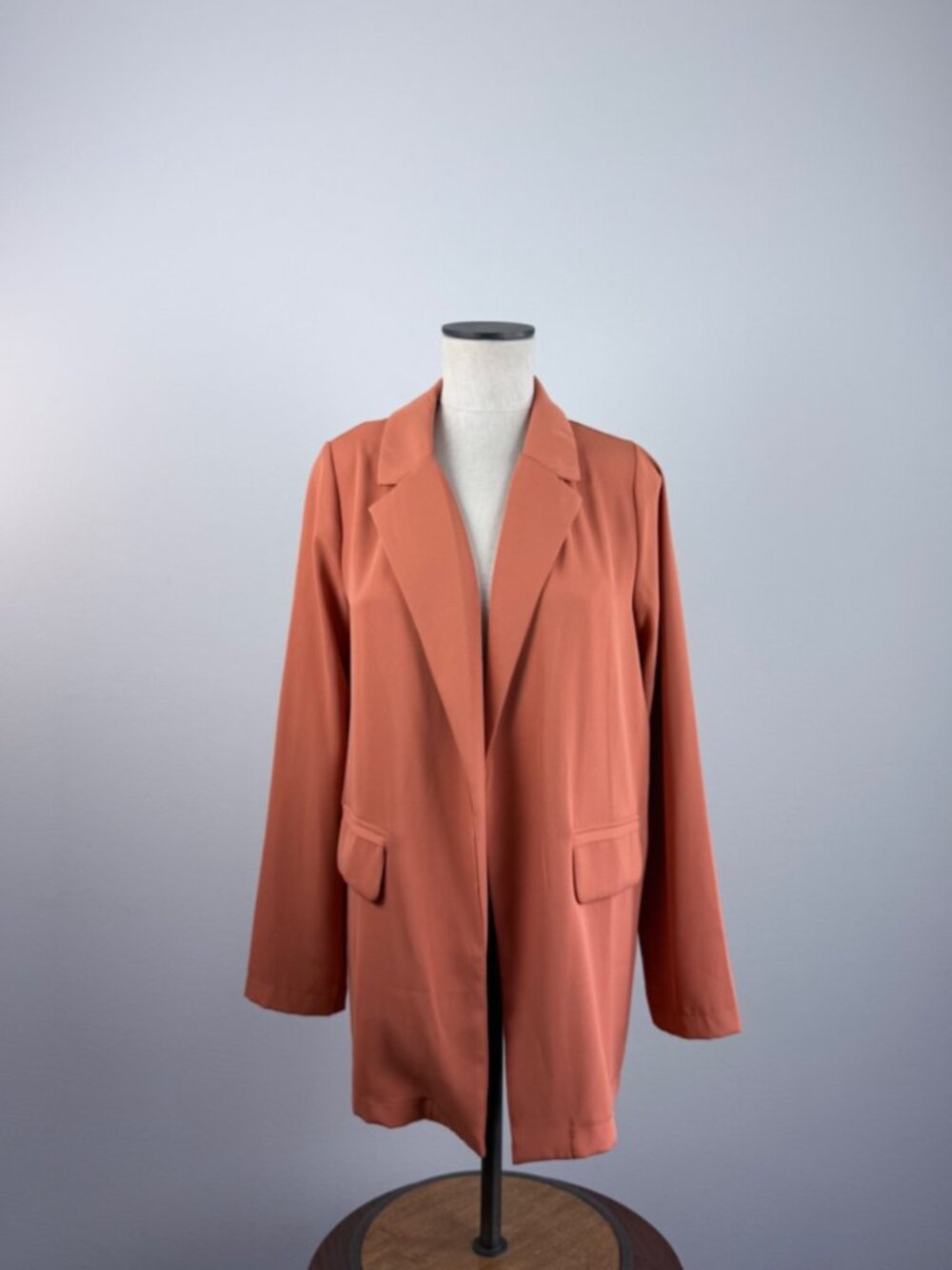 Melloday Orange Blazer